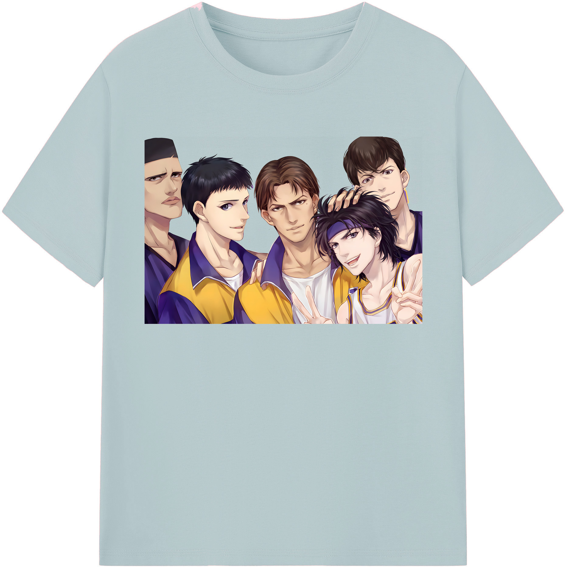 SLAM DUNK／スラムダンク 綿100％半袖Tシャツ（フロントプリント）
